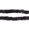 Vintage Czech Black Dogtooth Beads (6mm)