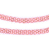 Vintage Rose Pink Star Snake Beads