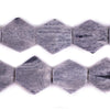 Grey Kenya Bone Beads (Hexagon)
