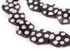 Polkadot Batik Bone Beads (Hexagon) - The Bead Chest