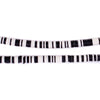 Black & White Vinyl Phono Record Beads (4mm)
