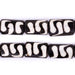 Swirl Design Batik Bone Beads (Rectangular) - The Bead Chest