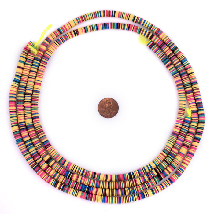 Juabo Medley Vinyl Phono Record Beads (6mm) - The Bead Chest