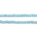 Baby Blue Java Glass Seed Beads (4mm, 48" Strand) - The Bead Chest