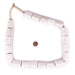 Kenya White Bone Beads (Faceted Cylinder) - The Bead Chest