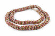 Antique Venetian Brick Red Trade Beads (Long Strand) - The Bead Chest