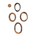 Brown Camel Bone Ring Beads (Set of 4) - The Bead Chest