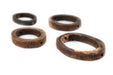 Brown Camel Bone Ring Beads (Set of 4) - The Bead Chest