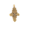 Bronze Ethiopian Coptic Cross Pendant (Medium)