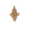 Bronze Ethiopian Coptic Cross Pendant (Medium)