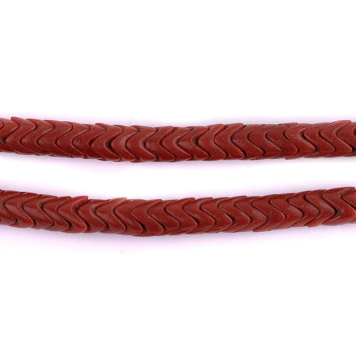 Brown Glass Snake Beads (6mm) - The Bead Chest