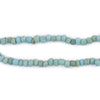 Vintage-Style Blue Java Glass Seed Beads (4mm, 48
