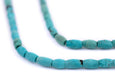 Afghani Mini-Barrel Turquoise Beads (6x3mm) - The Bead Chest