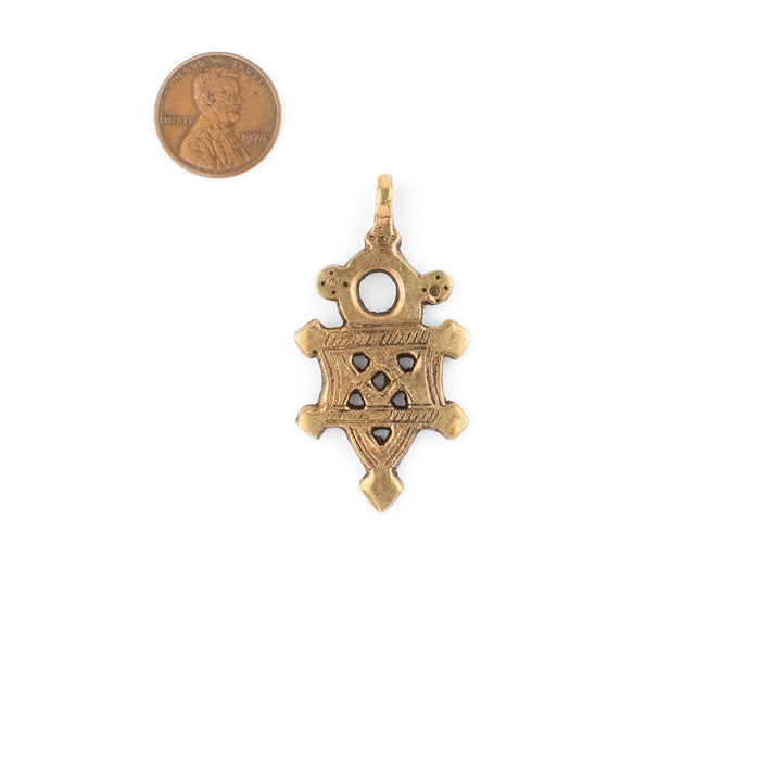 Bronze Tuareg Cross Pendant (Medium) - The Bead Chest