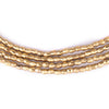 Faceted Gold Bicone Beads (3mm)