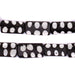 Polka Dot Batik Bone Beads (Rectangular) - The Bead Chest