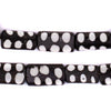 Polka Dot Batik Bone Beads (Rectangular)