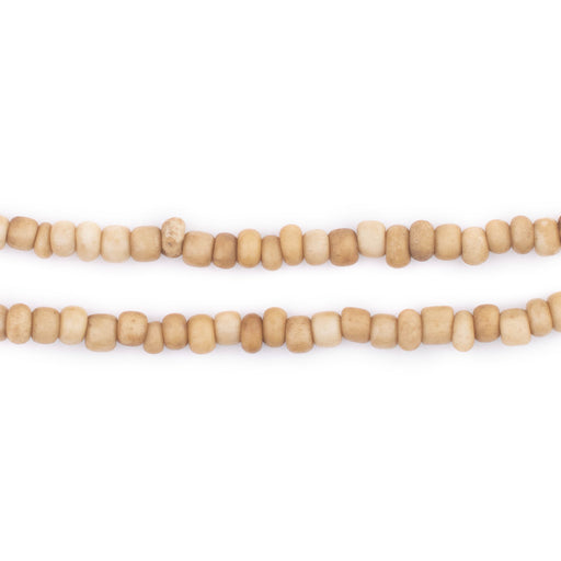 Beige Java Glass Seed Beads (4mm, 48" Strand)
