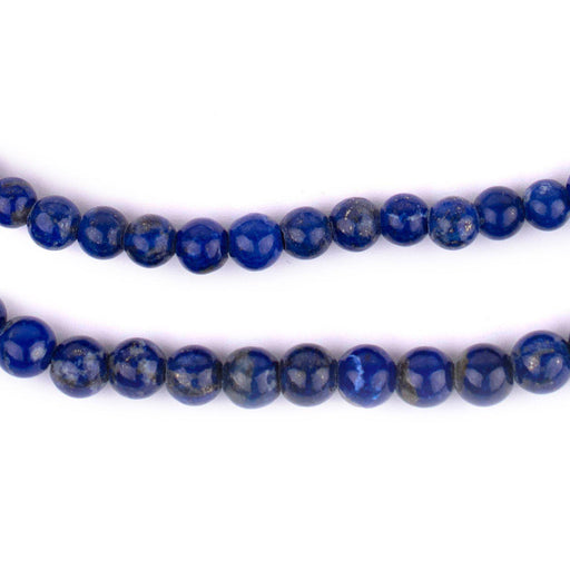 Natural Round Lapis Lazuli Beads (6mm) - The Bead Chest