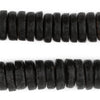 Black Ashanti Glass Disk Beads (20mm)