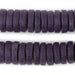 Purple Ashanti Glass Disk Beads (20mm) - The Bead Chest