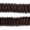 Brown Ashanti Glass Disk Beads (20mm)