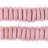 Pink Ashanti Glass Disk Beads (20mm)