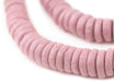 Pink Ashanti Glass Disk Beads (20mm) - The Bead Chest