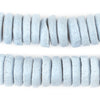 Light Aqua Ashanti Glass Disk Beads (20mm)