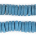 Turquoise Ashanti Glass Disk Beads (20mm) - The Bead Chest