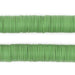 Green Vinyl Phono Record Beads (14mm) - The Bead Chest