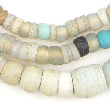 Old Opaque White Dutch Dogon Beads - The Bead Chest