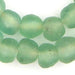 Green Aqua Recycled Glass Beads (14mm) - The Bead Chest