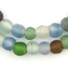 Mixed Recycled Glass Beads (11mm)