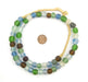Mixed Recycled Glass Beads (11mm) - The Bead Chest