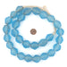 Jumbo Baby Blue Bicone Recycled Glass Beads (23mm) - The Bead Chest