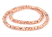 Copper Faceted Diamond Cut Beads (7mm) - The Bead Chest