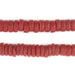 Red Ashanti Glass Disk Beads (10mm) - The Bead Chest