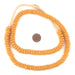 Orange Ashanti Glass Disk Beads (10mm) - The Bead Chest