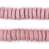 Pink Ashanti Glass Disk Beads (14mm)