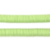 Lime Green Vinyl Phono Record Beads (10mm)