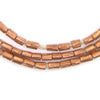 Copper Ethiopian Scratch Beads (6x4mm)