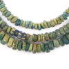 Ancient Djenne Green Glass Beads (Long Strand)