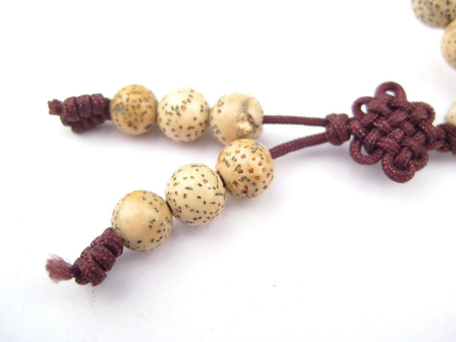 Natural Tibetan Lotus Seed Mala Beads (8mm) - The Bead Chest