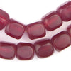 Cherry Amber Resin Cube Beads from Kenya