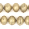 Ethiopian Matte Brass Saucer Beads (20mm)
