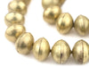 Ethiopian Matte Brass Saucer Beads (20mm) - The Bead Chest