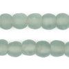 Ocean Aqua Recycled Glass Beads (14mm)
