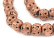 Copper Round Filigree Beads (12mm) - The Bead Chest