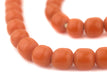 Tangerine Kenya Amber Resin Beads (12mm) - The Bead Chest